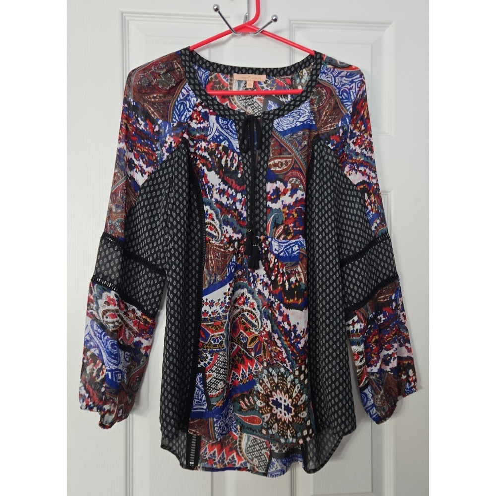 Gibson Latimer‎ Womans Long Sleeve Blouse Size Small